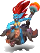 Flaming Pitch Talent Statue